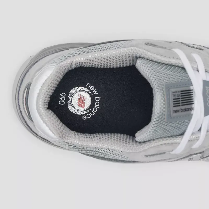 New Balance 990v4 Made in USA Grey Silver (U990GR4)