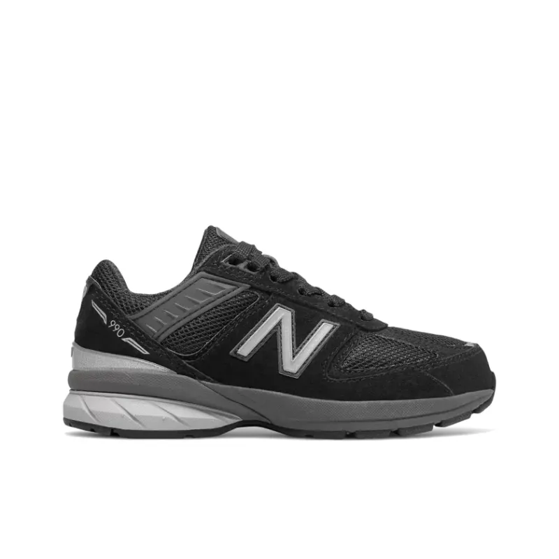 New Balance 990v5 Black (GS) (GC990BK5)