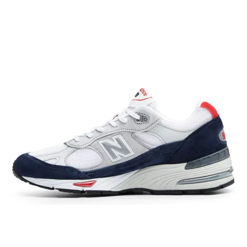 New Balance 991 Grey Navy Red (M991GWR)