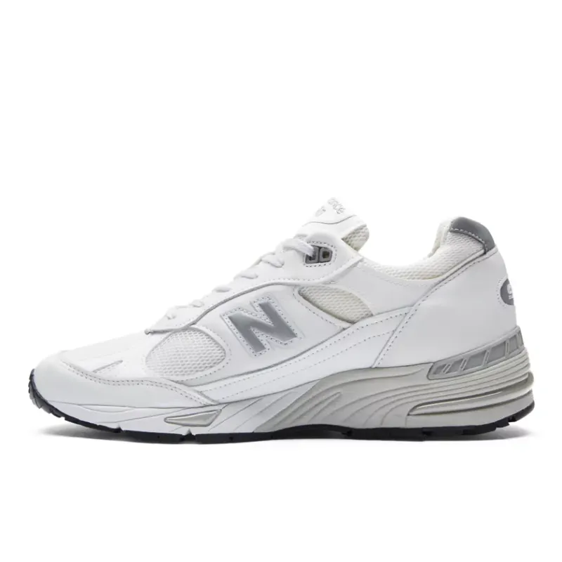 New Balance 991 MiUK White Silver (M991WHI)