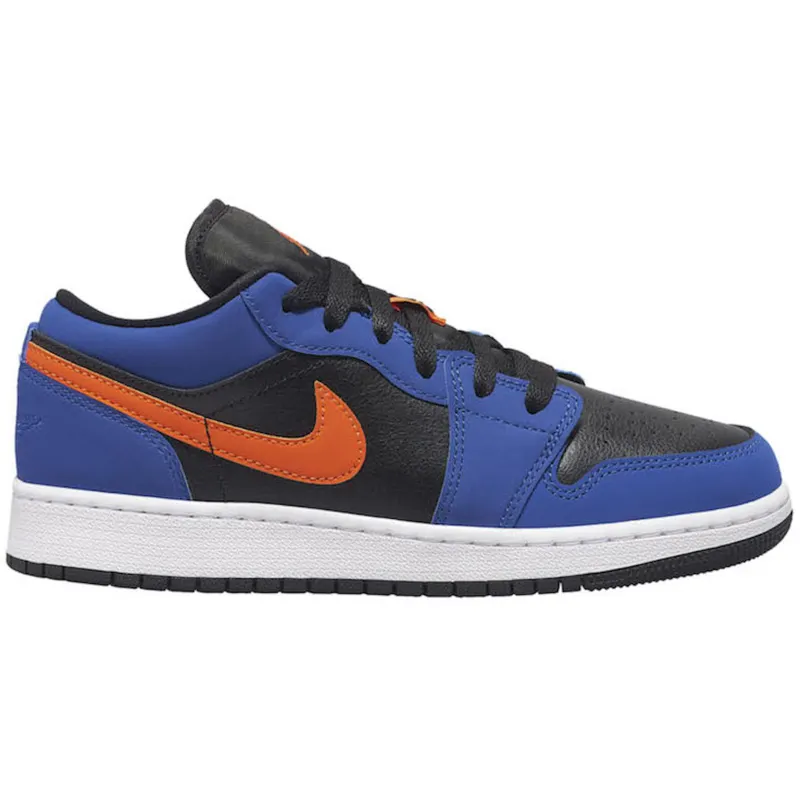 Jordan 1 Low Black Blue Orange (GS) (553560-480)