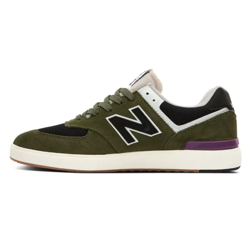 New Balance All Coasts 574 Olive Black Purple (AM574HOS)