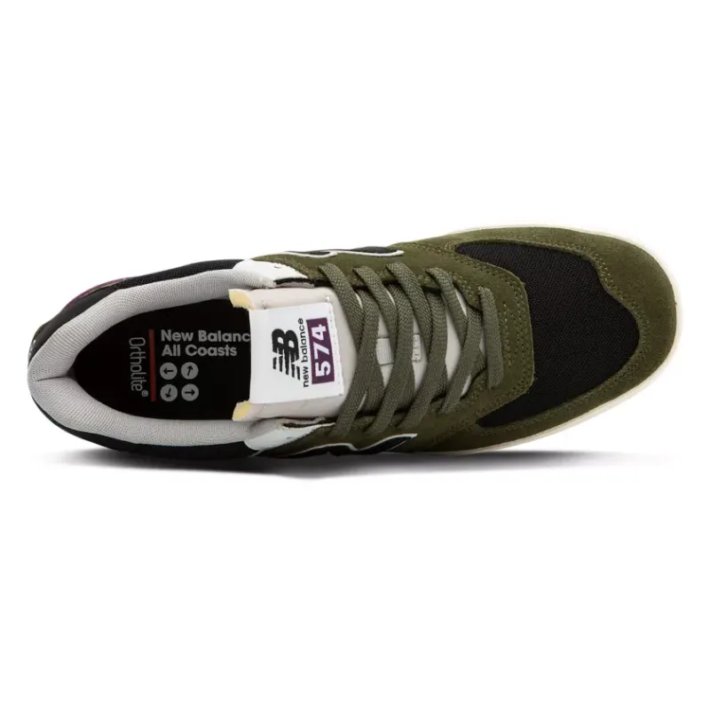 New Balance All Coasts 574 Olive Black Purple (AM574HOS)