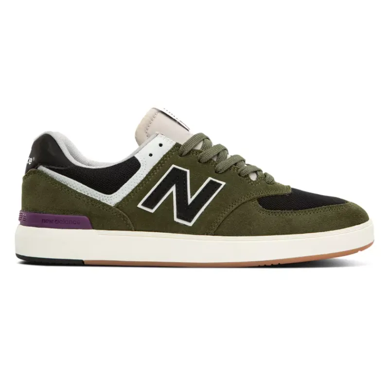 New Balance All Coasts 574 Olive Black Purple (AM574HOS)