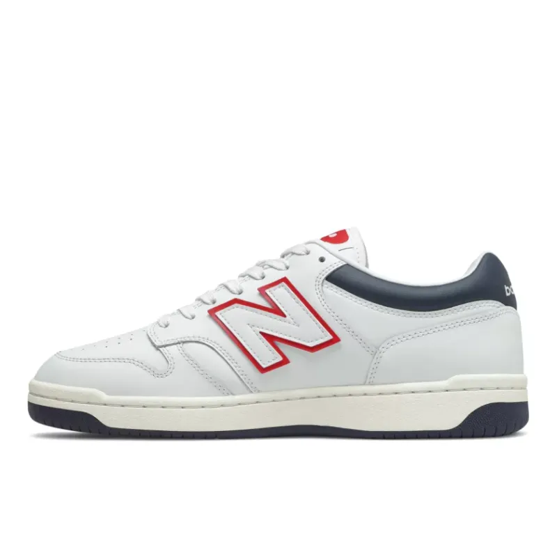 New Balance BB480 White Navy Red (BB480LWG)