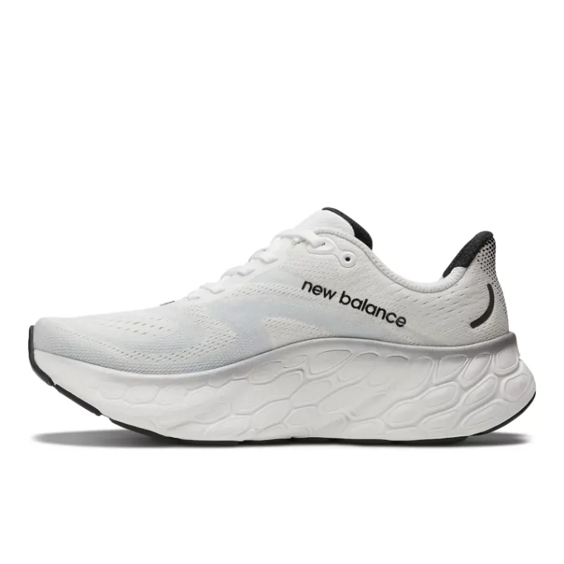 New Balance Fresh Foam X More v4 White Black Metallic (MMORCW4)