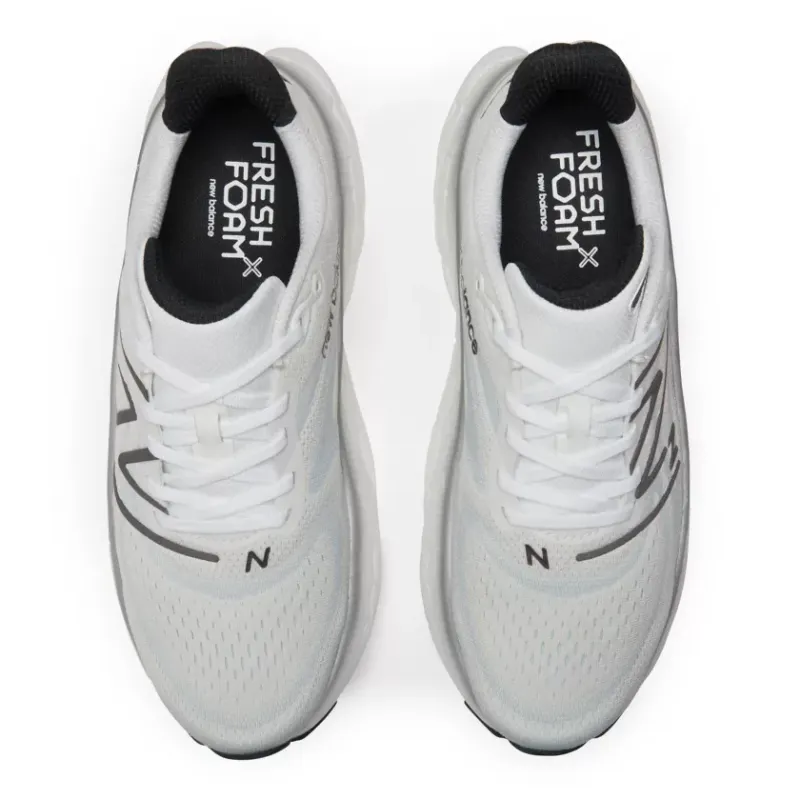 New Balance Fresh Foam X More v4 White Black Metallic (MMORCW4)