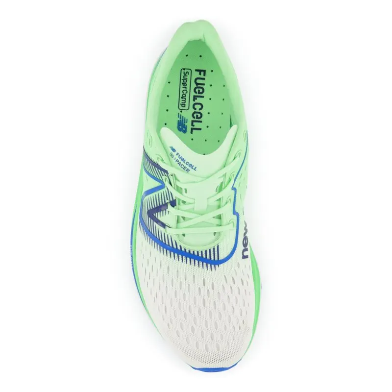 New Balance FuelCell SuperComp Pacer LE White Green Blue (MFCRRLW)