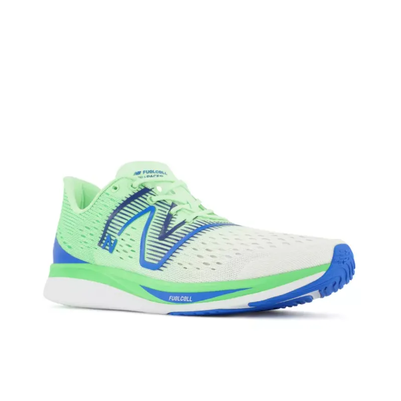 New Balance FuelCell SuperComp Pacer LE White Green Blue (MFCRRLW)