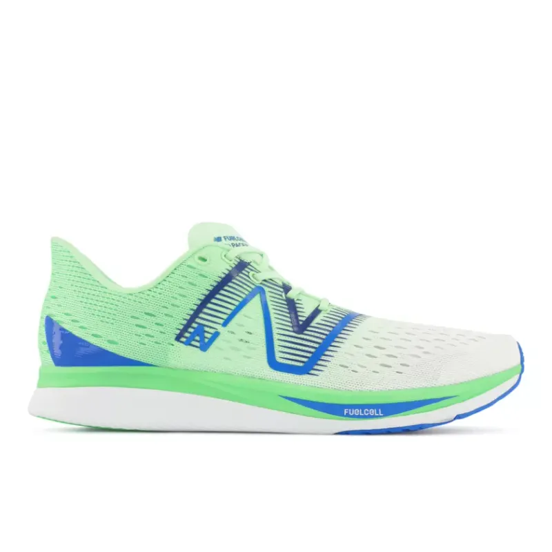 New Balance FuelCell SuperComp Pacer LE White Green Blue (MFCRRLW)