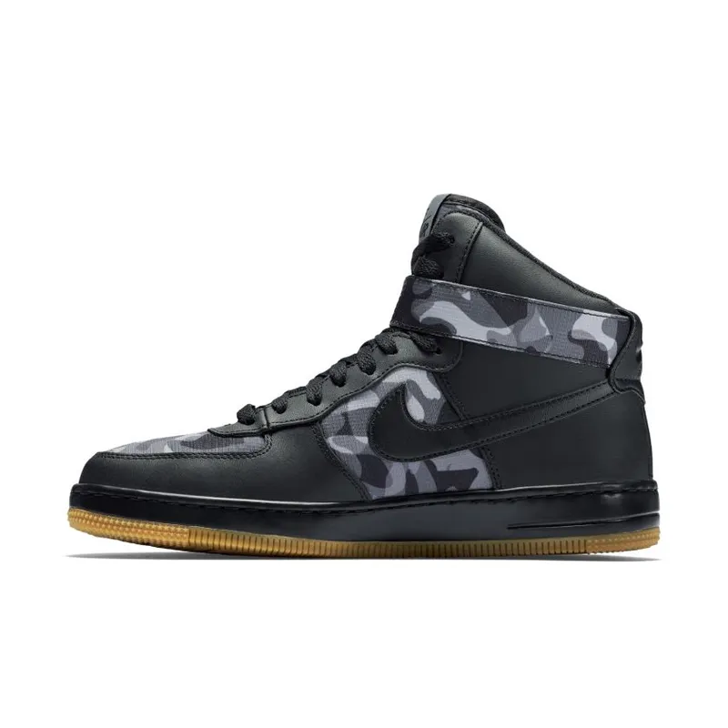 Nike Af1 Ultra Force Mid Prt Black Black-Wolf Grey (Women’s) (807384-001)
