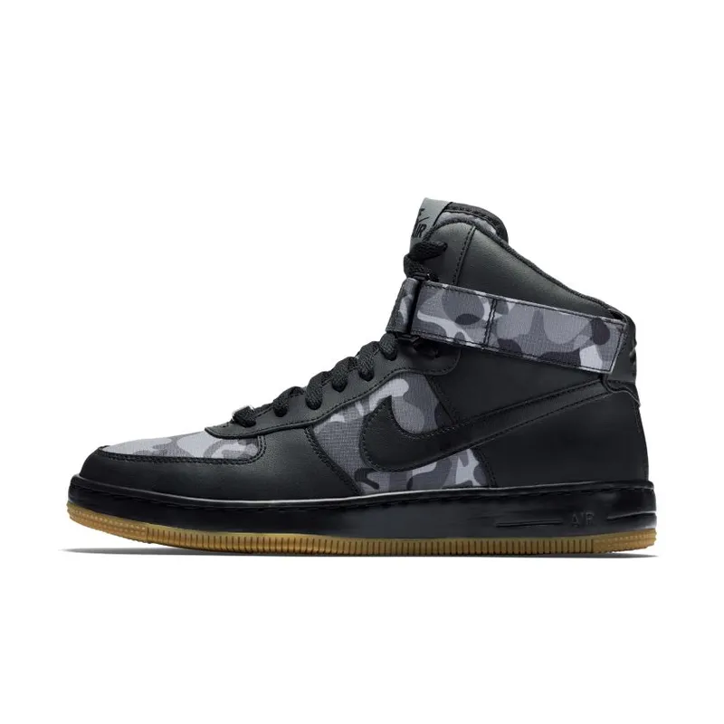 Nike Af1 Ultra Force Mid Prt Black Black-Wolf Grey (Women’s) (807384-001)
