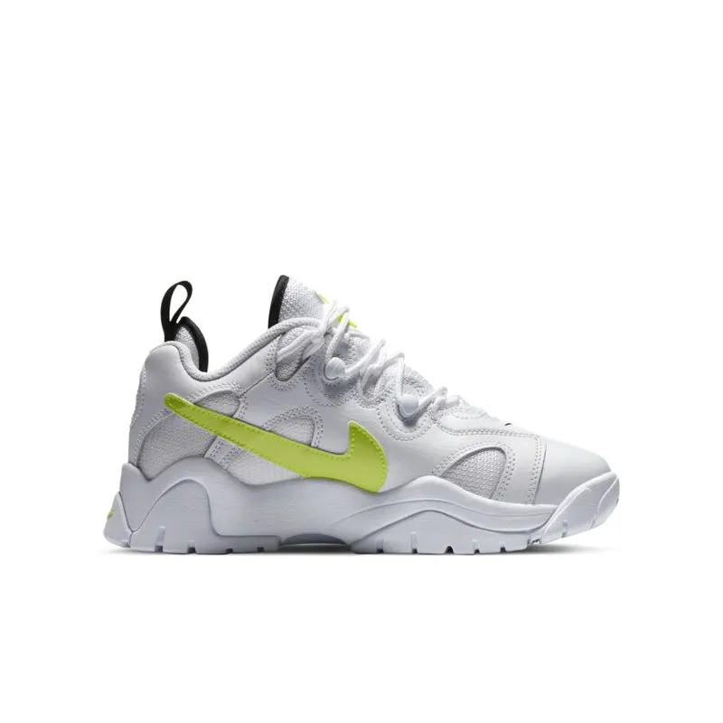 Nike Air Barrage Low White Black Volt (GS) (CK4355-103)
