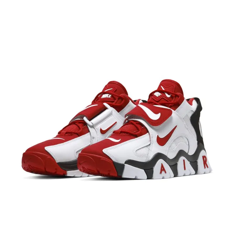 Nike Air Barrage Mid White Black Red (AT7847-102)