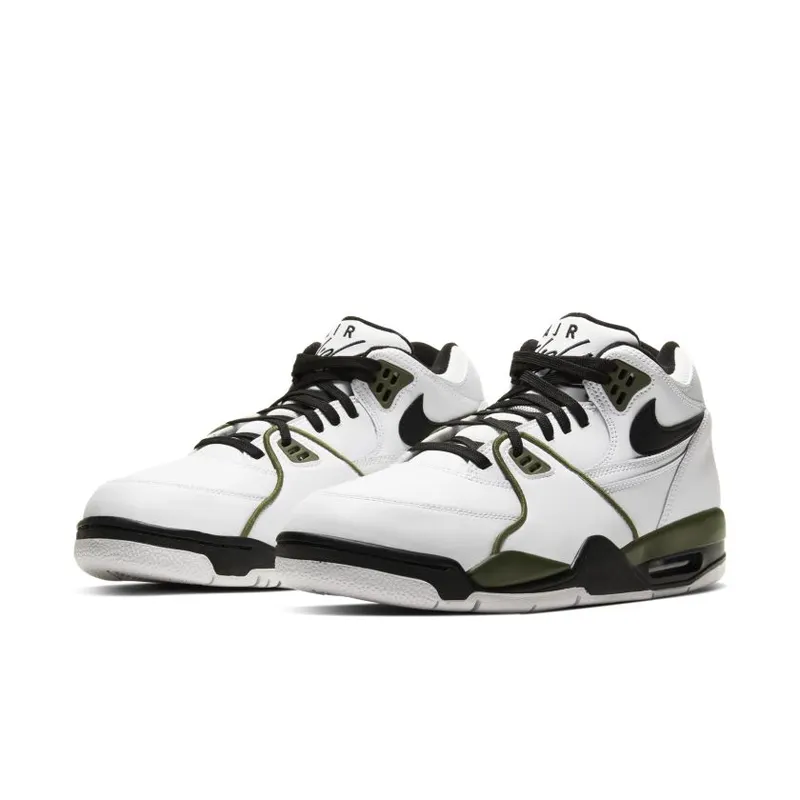 Nike Air Flight 89 White Black Olive (CJ5390-101)