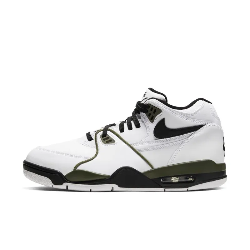 Nike Air Flight 89 White Black Olive (CJ5390-101)