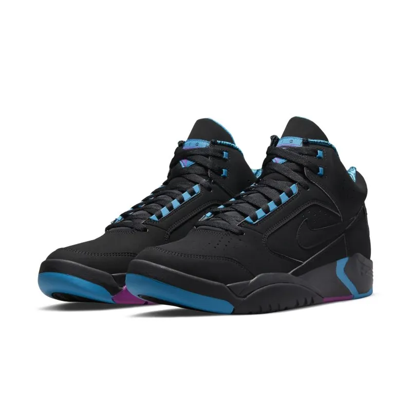 Nike Air Flight Lite II Mid Black Cyber Teal (DQ7687-002)