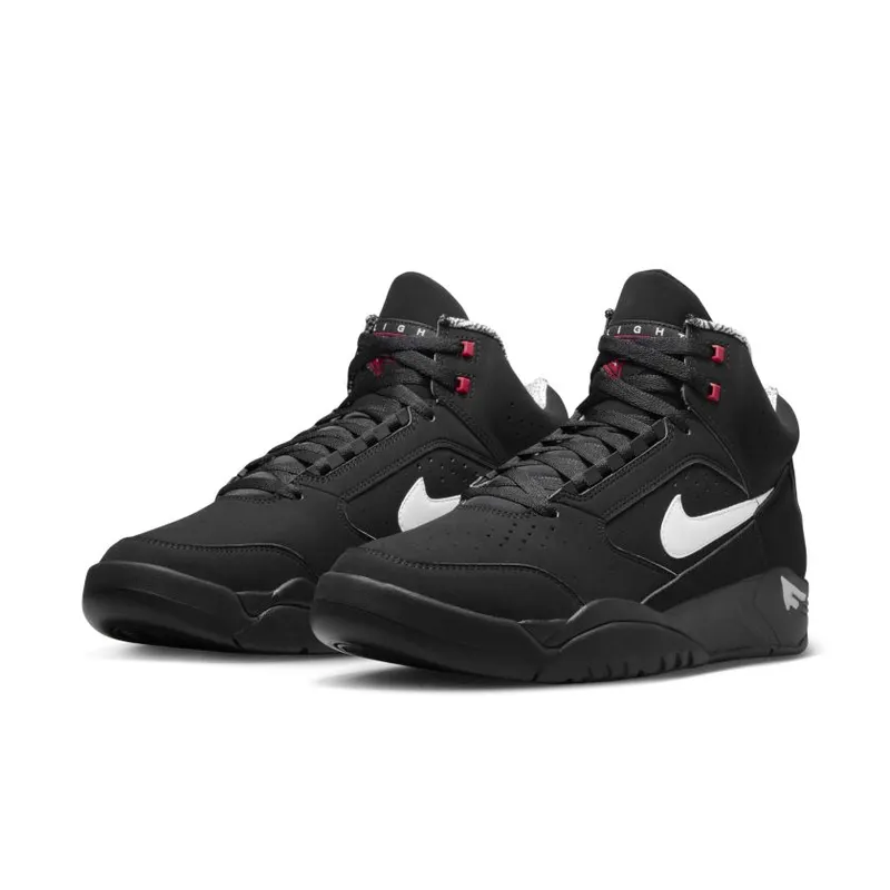 Nike Air Flight Lite II Mid Black White Varsity Red (DQ7687-003)
