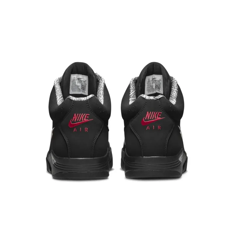Nike Air Flight Lite II Mid Black White Varsity Red (DQ7687-003)