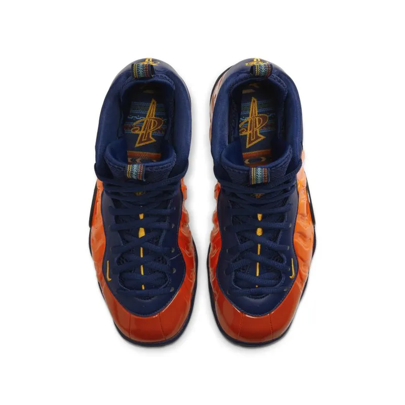 Nike Air Foamposite One Blue Void Rugged Orange (GS) (644791-407)