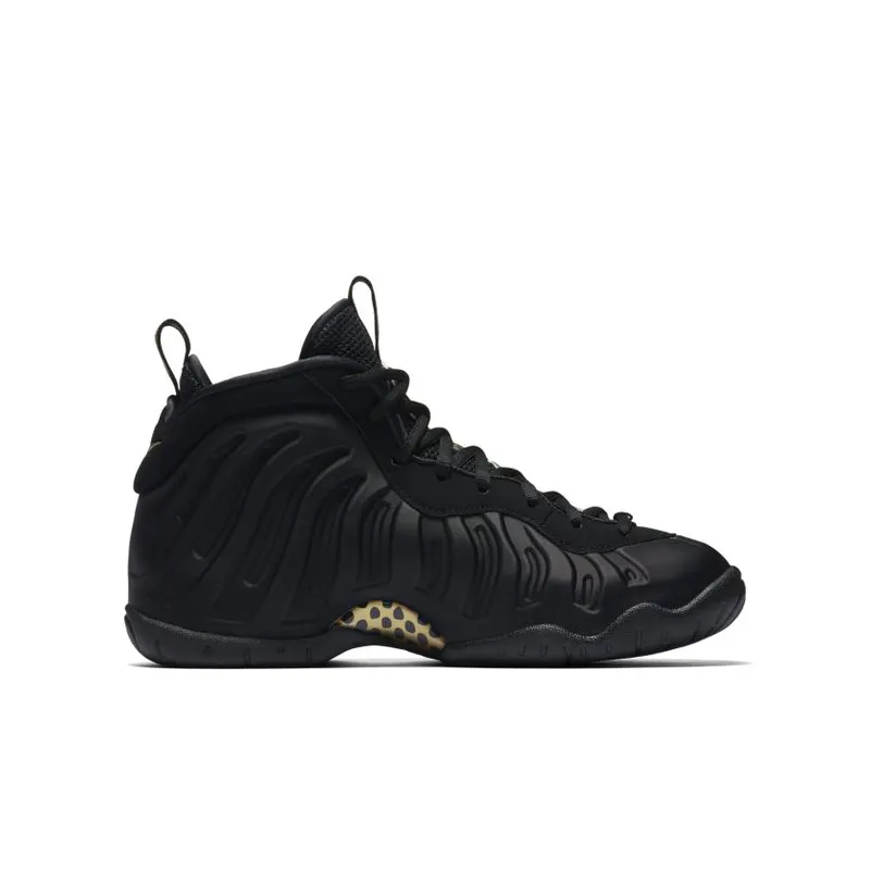 Nike Air Foamposite Pro Black Metallic Gold (GS) (644792-010)