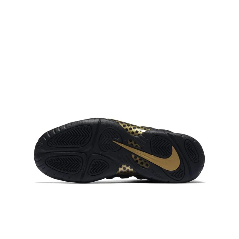 Nike Air Foamposite Pro Black Metallic Gold (GS) (644792-010)