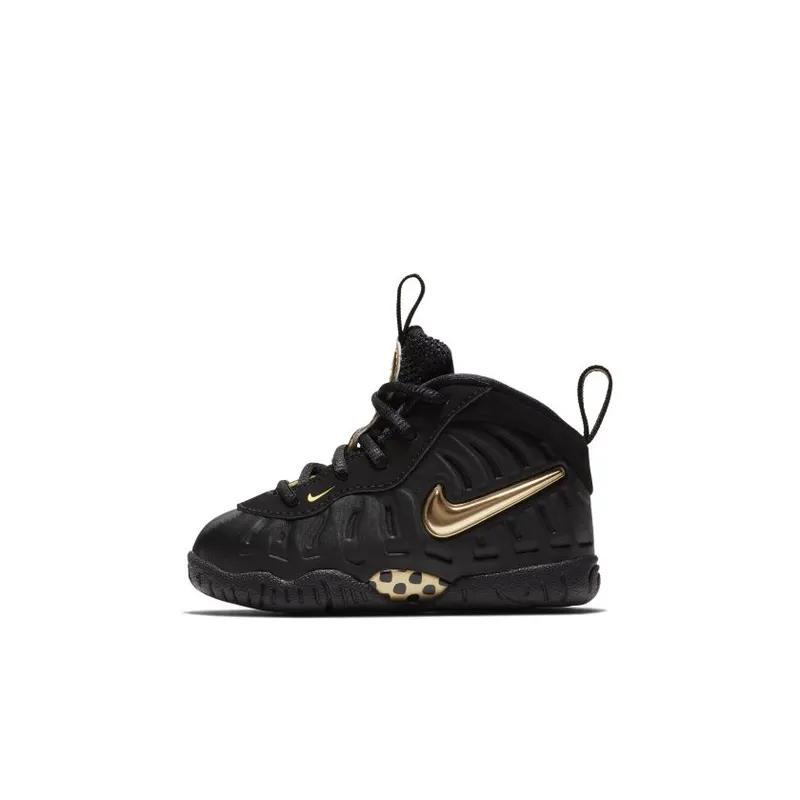 Nike Air Foamposite Pro Black Metallic Gold (TD) (843769-010)