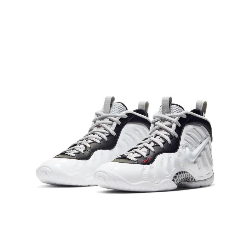 Nike Air Foamposite Pro White Black University Red (GS) (644792-103)