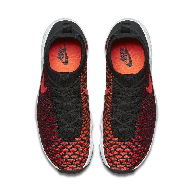 Nike Air Footscape Magista Flyknit Black/Bright Crimson-Gym Red-Cool Grey (816560-002)