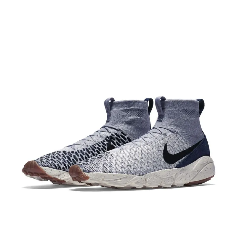 Nike Air Footscape Magista Flyknit Wolf Grey Dark Obsidian (816560-001)