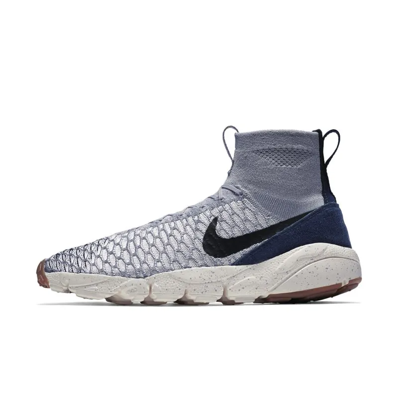 Nike Air Footscape Magista Flyknit Wolf Grey Dark Obsidian (816560-001)