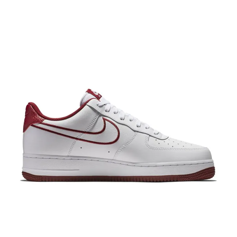 Nike Air Force 1 07 Leather White Team Red (AJ7280-100)