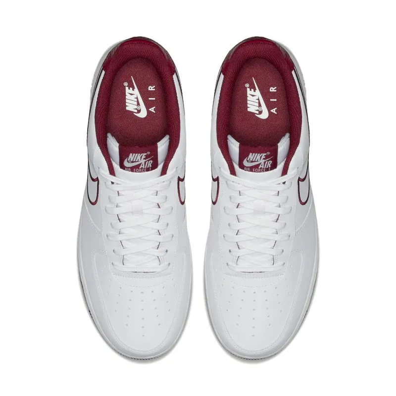 Nike Air Force 1 07 Leather White Team Red (AJ7280-100)