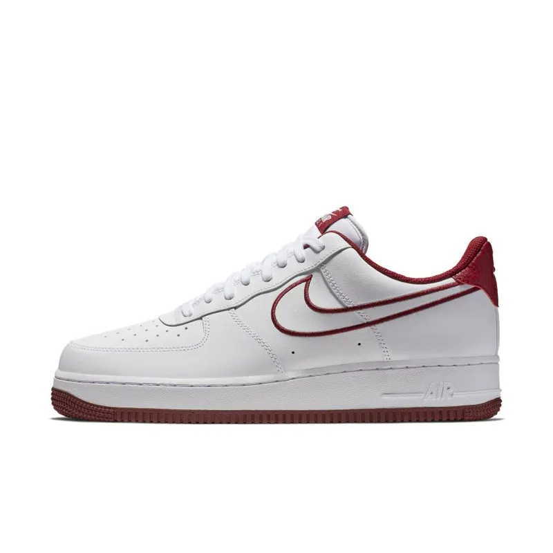 Nike Air Force 1 07 Leather White Team Red (AJ7280-100)