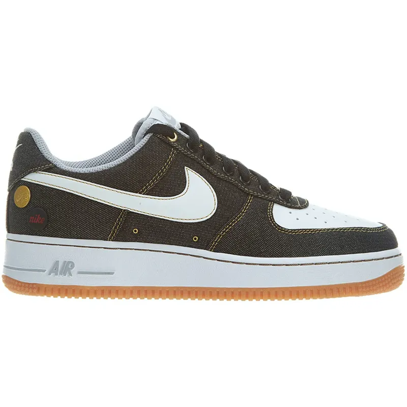 Nike Air Force 1 ’07 Low Black Denim (630930-001)