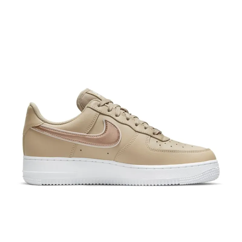 Nike Air Force 1 ’07 Tan Metallic Rose Gold (Women’s) (DD1523-200)