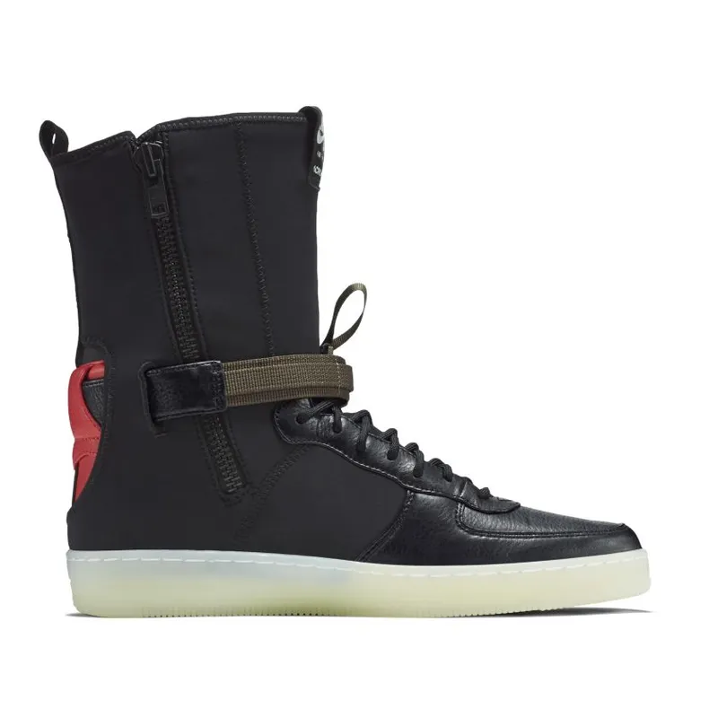 Nike Air Force 1 Downtown Acronym Black Crimson (649941-006)