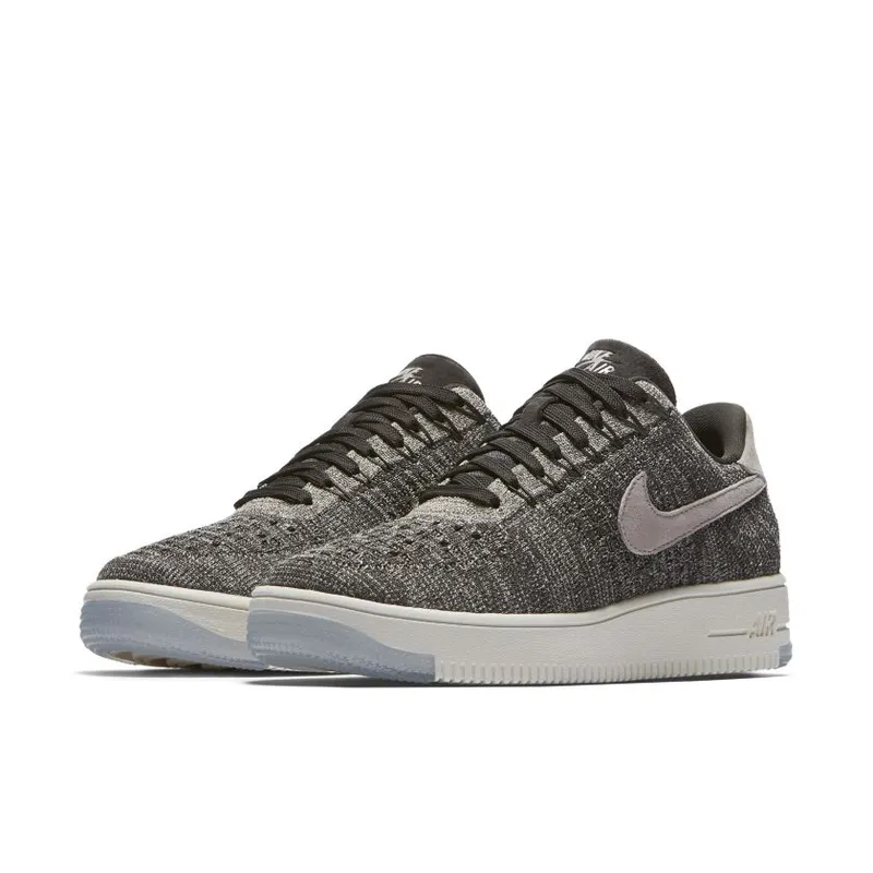 Nike Air Force 1 Flyknit Low Midnight Fog Silt Red (Women’s) (820256-008)