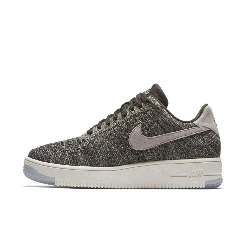 Nike Air Force 1 Flyknit Low Midnight Fog Silt Red (Women’s) (820256-008)