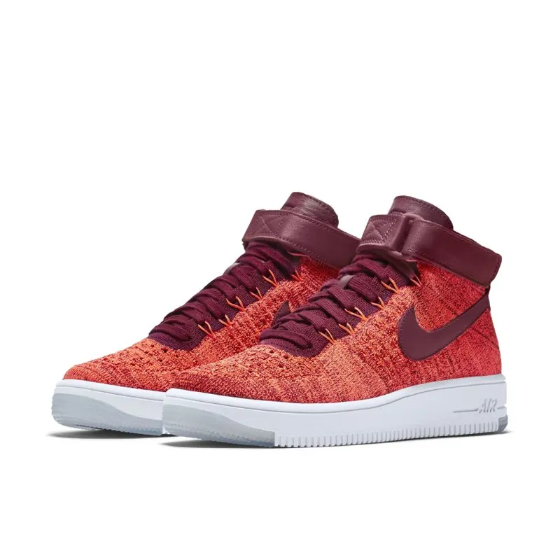 Nike Air Force 1 Flyknit Total Crimson Team Red (Women’s) (818018-800)
