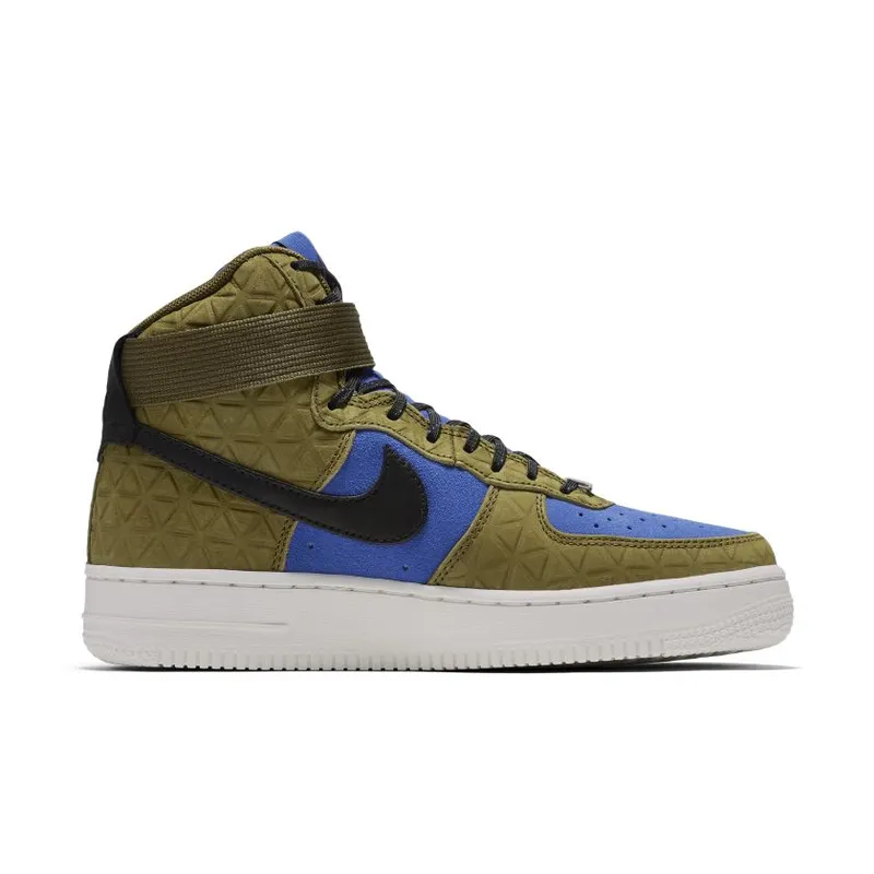 Nike Air Force 1 Hi Premium Suede Olive Flak/Black-Midnight Turquoise (Women’s) (845065-300)