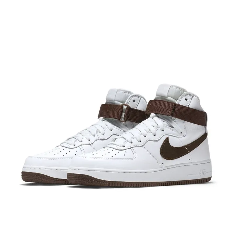 Nike Air Force 1 Hi Retro Qs Summit White/Chocolate (743546-102)