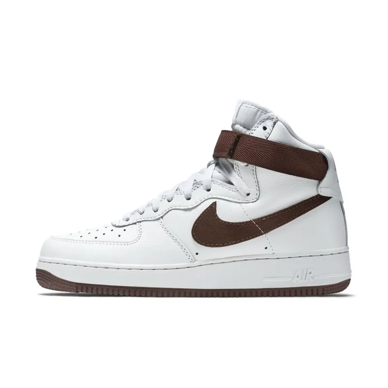 Nike Air Force 1 Hi Retro Qs Summit White/Chocolate (743546-102)