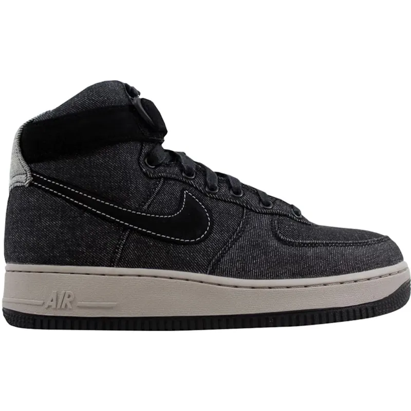 Nike Air Force 1 Hi SE Denim Black/Dark Grey-Cobblestone (Women’s) (860544-003)