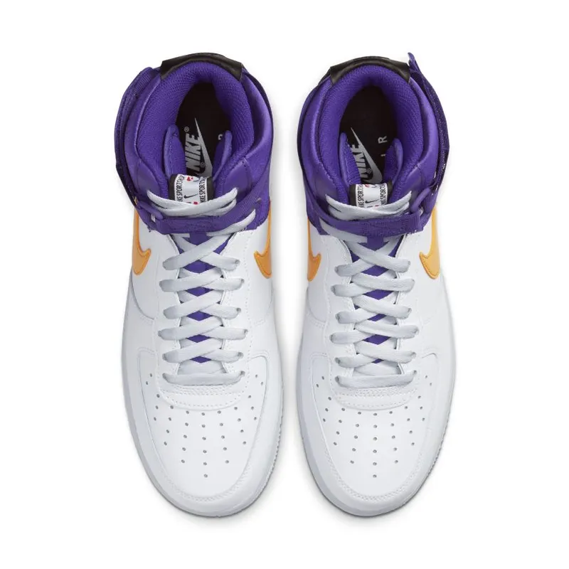 Nike Air Force 1 High ’07 LV8 NBA Lakers (BQ4591-101)