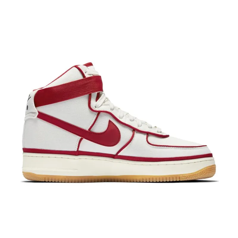 Nike Air Force 1 High ’07 LV8 Sail Gym Red Black (806403-101)