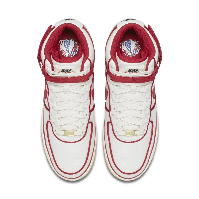 Nike Air Force 1 High ’07 LV8 Sail Gym Red Black (806403-101)