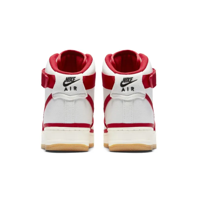 Nike Air Force 1 High ’07 LV8 Sail Gym Red Black (806403-101)