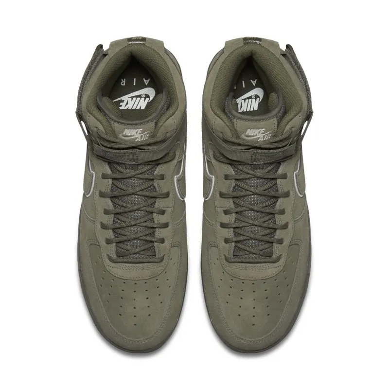 Nike Air Force 1 High ’07 LV8 Suede Dark Stucco Black Summit White (AA1118-002)
