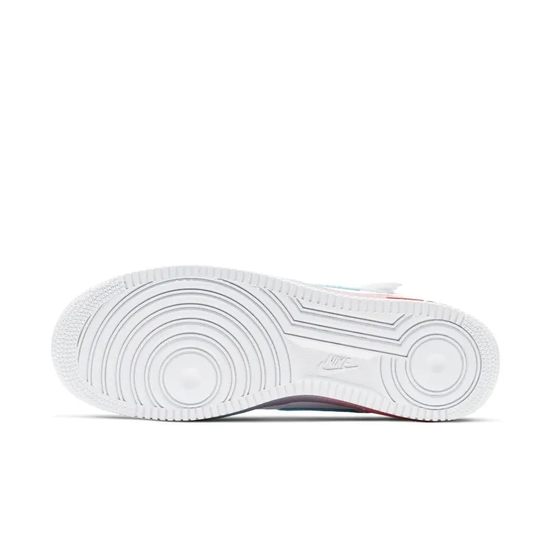 Nike Air Force 1 High Gradient White Blue Fury Ember Glow (CJ0525-100)